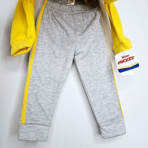 New! Disney Mickey Mouse Baby Fleece Pullover Sweatshirt Pants Matching Set 24M - Picture 7 of 13